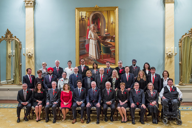Cabinet Ministers credit to Flickr images Prime Minister of Canada https://www.flickr.comphotospmwebphotos.com