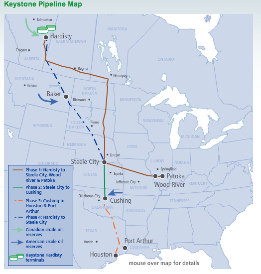 Credit to Flickr Images: www.transcanada.com/keystone_pipeline_map.html