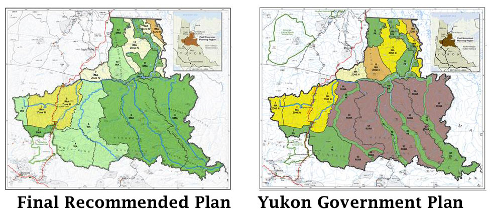 Protected areas in light and dark green. Credit to Protectpeel.ca